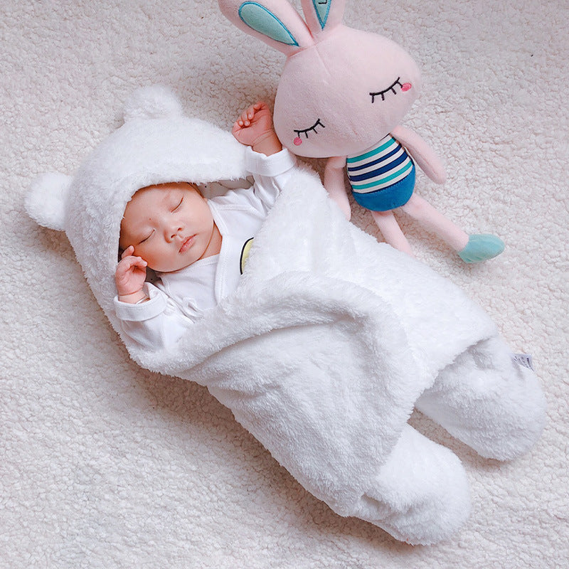 Baby Sleeping Bag Envelope for New born Baby Winter Swaddle Blanket
