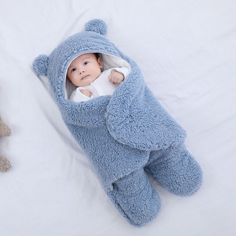 Baby Sleeping Bag Envelope for New born Baby Winter Swaddle Blanket