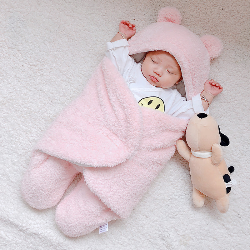 Baby Sleeping Bag Envelope for New born Baby Winter Swaddle Blanket