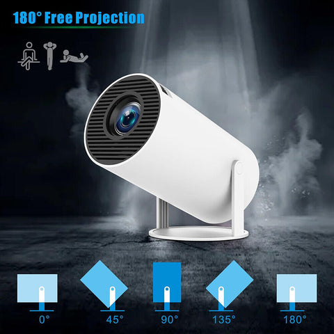 5G 4K Projector Smart HD LED WIFI Bluetooth HDMI USB Android Office Home Theatre