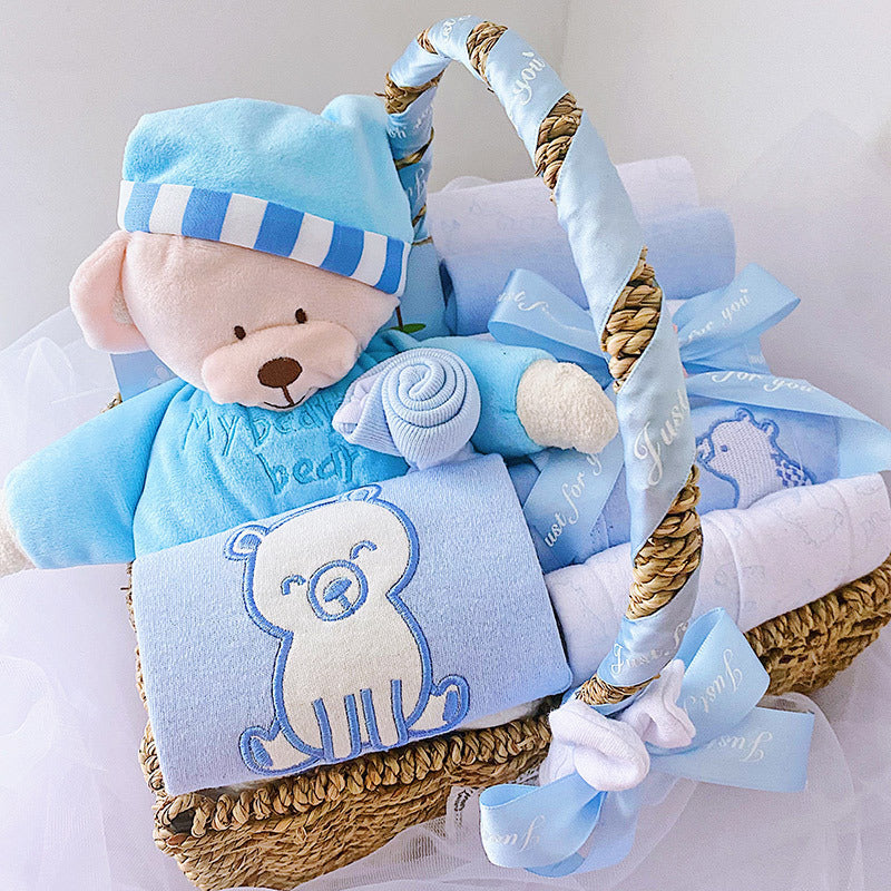 New born Boy Baby Clothes Set Gift Box Autumn And Winter