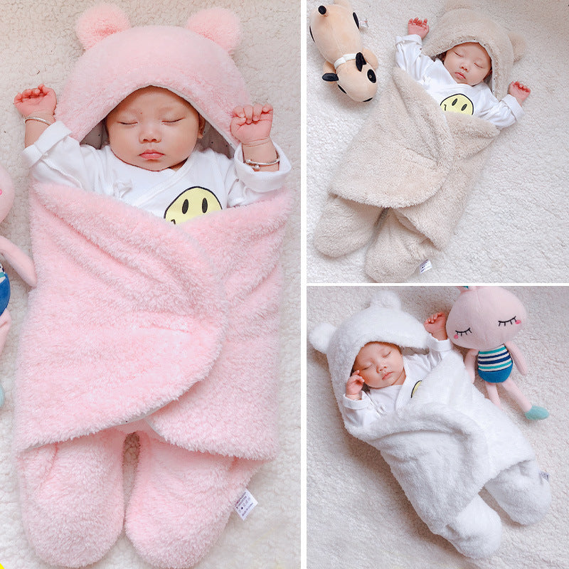 Baby Sleeping Bag Envelope for New born Baby Winter Swaddle Blanket