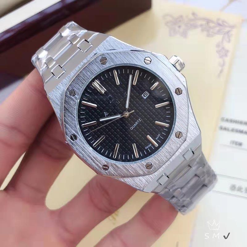Royal Oak Steel Band Silicone New Men&#039;s Watch Business Quartz Waterproof Men&#039;s AP Fashion Trend Watch