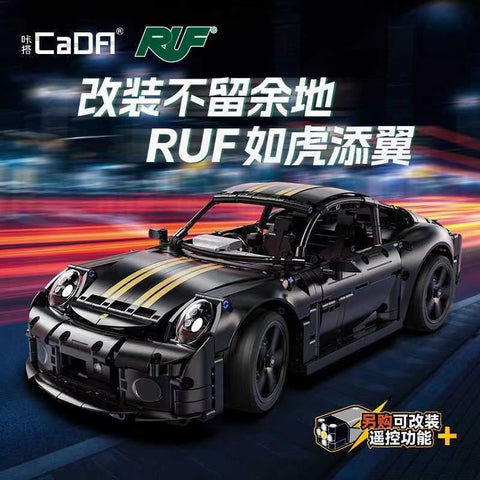Porsche 911 Double Eagle Cada Building Block Mechanical Set 63006Gt Sports Car Assembly Model Toy Car