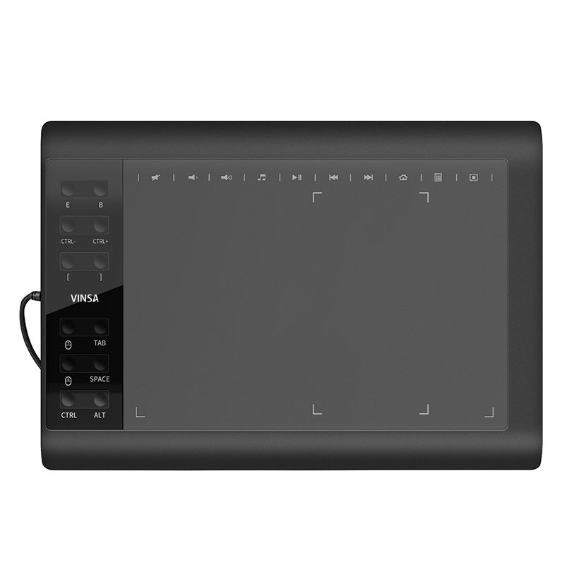 VINSA Color Hand-painted Board With Mobile Phone Computer Drawing Board Drawing Board Passive Pen Cross-border Dedicated Digital Board