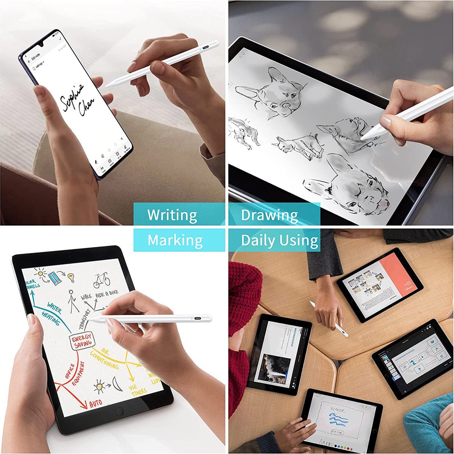 Suitable For Samsung Galaxy Tab A9 Stylus A9+ Stylus A9Plus Fine Tip Universal Pencil Painting