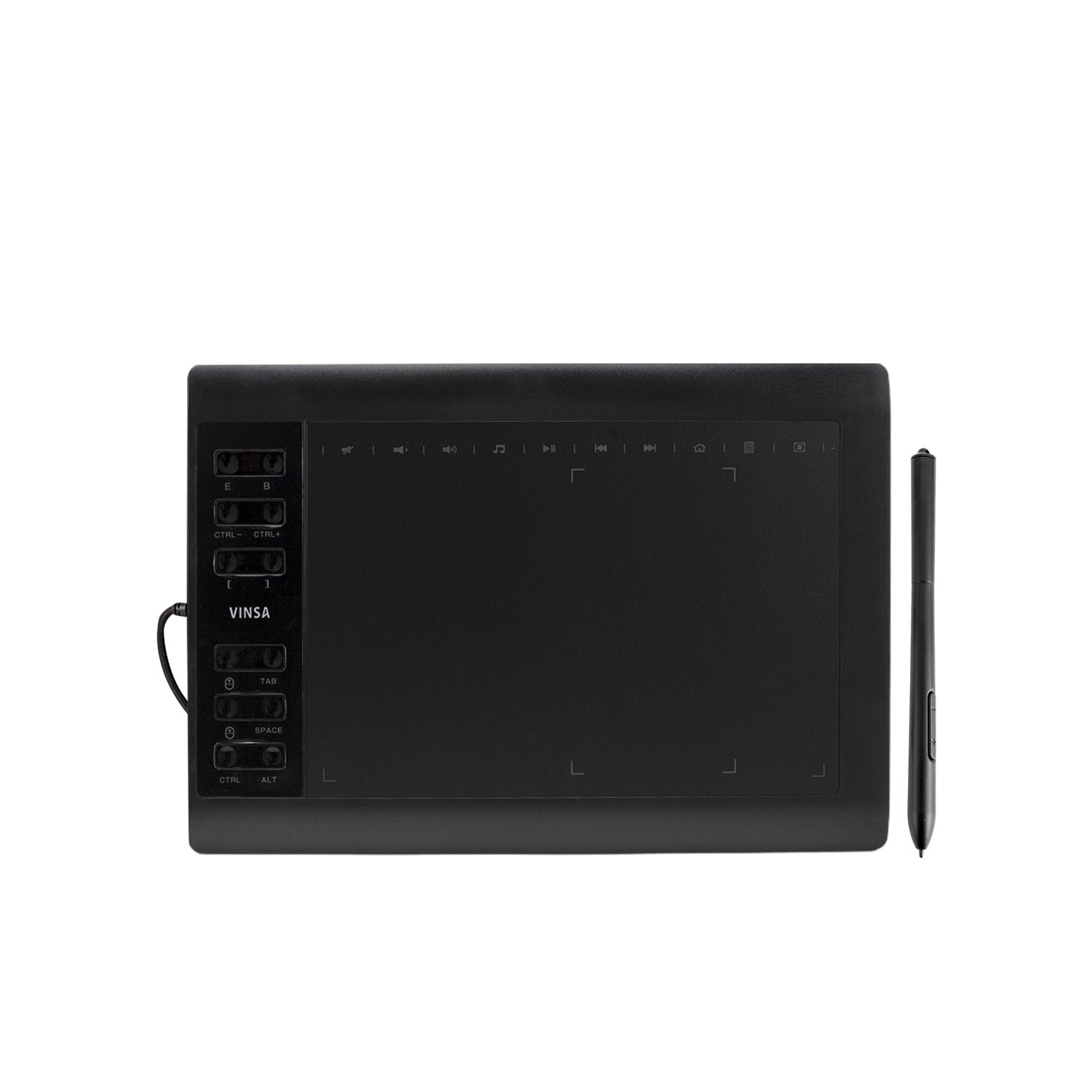 Source Factory VINSA Wencai 1060PLUS Graphics Tablet Drawing Board Computer Writing Board Can Be Connected To Android Mobile Phone