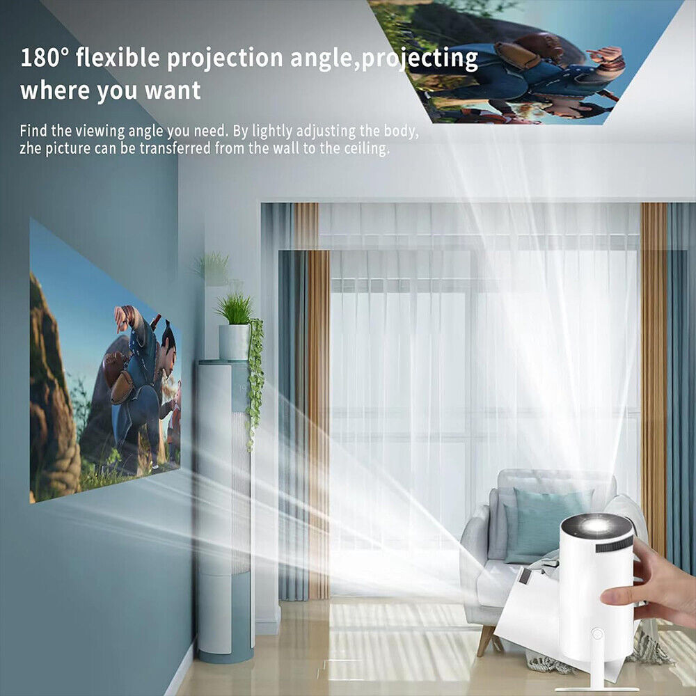 5G 4K Projector Smart HD LED WIFI Bluetooth HDMI USB Android Office Home Theatre