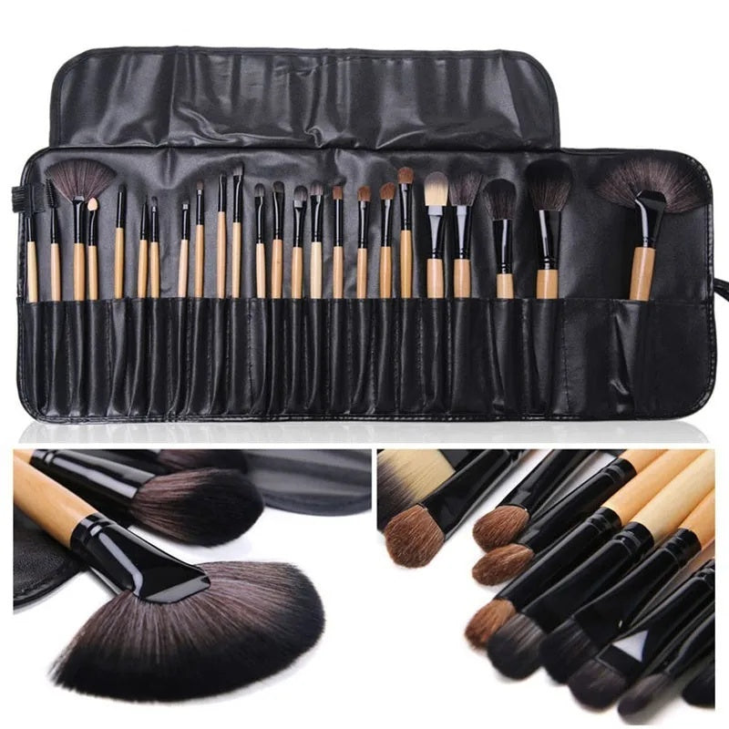 Gift Bag Of 24 Pcs Makeup Brush Sets Professional Cosmetics Brushes  Shadows Peneaux Make Up Tools