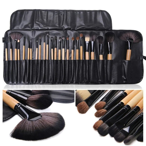 Gift Bag Of 24 Pcs Makeup Brush Sets Professional Cosmetics Brushes  Shadows Peneaux Make Up Tools