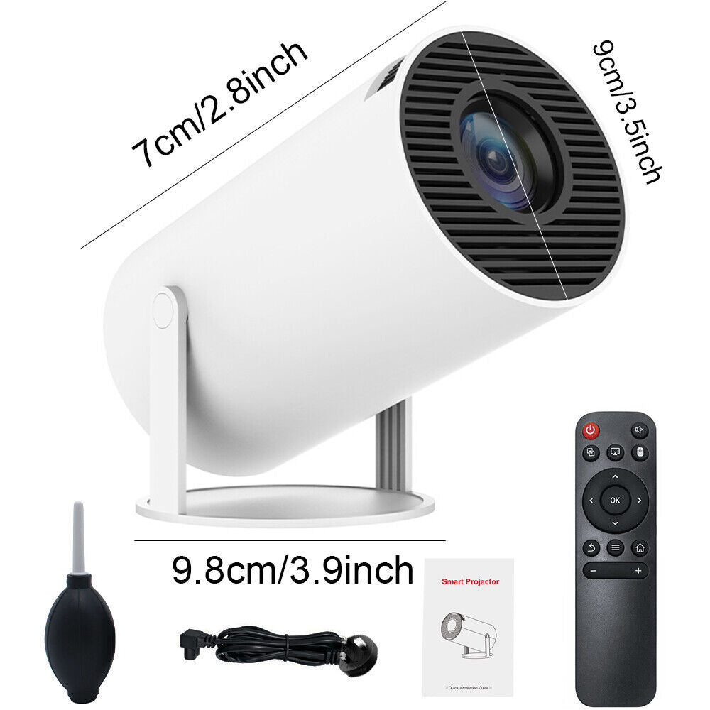 5G 4K Projector Smart HD LED WIFI Bluetooth HDMI USB Android Office Home Theatre